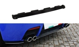 Mittlerer Cup Diffusor Heck Ansatz für ALFA ROMEO 147 GTA  schwarz Hochglanz