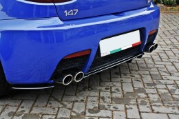 Hinten Splitter ALFA ROMEO 147 GTA DTM LOOK schwarz Hochglanz