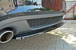 Mittlerer Cup Diffusor Heck Ansatz passend für AUDI A5 S-LINE schwarz Hochglanz