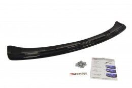 Mittlerer Cup Diffusor Heck Ansatz passend für AUDI A5 S-LINE Facelift schwarz Hochglanz
