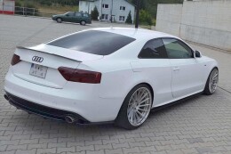 Mittlerer Cup Diffusor Heck Ansatz für Audi A5 S-LINE FL DTM LOOK schwarz Hochglanz