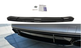 Mittlerer Cup Diffusor Heck Ansatz DTM Look für Audi RS7 Facelift Carbon Look
