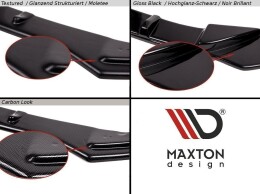 Mittlerer Cup Diffusor Heck Ansatz DTM Look für AUDI S8 D3 DTM LOOK Carbon Look