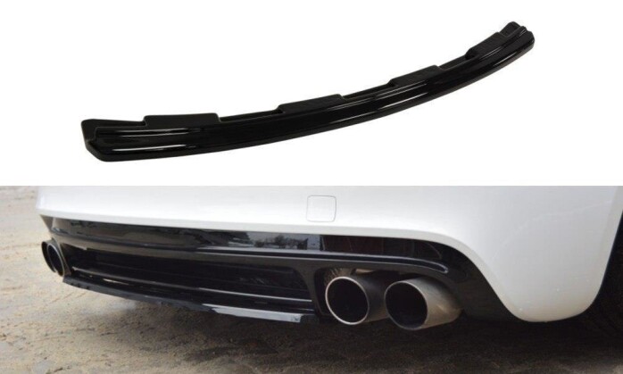 Mittlerer Cup Diffusor Heck Ansatz DTM Look passend für AUDI TT MK2 RS Carbon Look