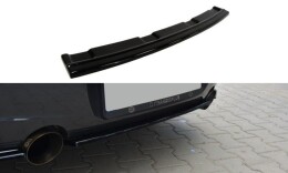 Mittlerer Cup Diffusor Heck Ansatz DTM Look passend für BMW 1er F20/F21 M-Power schwarz matt