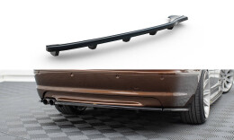 Mittlerer Cup Diffusor Heck Ansatz passend für BMW 3er E46 M Paket COUPE DTM LOOK schwarz Hochglanz
