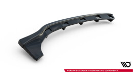 Mittlerer Cup Diffusor Heck Ansatz passend für BMW 3er E46 M Paket COUPE DTM LOOK schwarz Hochglanz