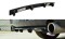 Mittlerer Cup Diffusor Heck Ansatz passend für BMW 4er Coupe / Gran Coupe / Cabrio M-Paket F32 / F36 / F33 im DTM LOOK schwarz Hochglanz