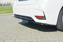 Mittlerer Cup Diffusor Heck Ansatz für Lexus CT Mk1 Facelift  schwarz Hochglanz
