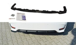 Mittlerer Cup Diffusor Heck Ansatz passend für Lexus CT Mk1 Facelift schwarz Hochglanz
