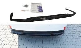 Mittlerer Cup Diffusor Heck Ansatz für Lexus IS Mk3 H  schwarz Hochglanz