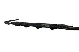 Mittlerer Cup Diffusor Heck Ansatz passend für Lexus IS Mk3 H DTM LOOK schwarz Hochglanz