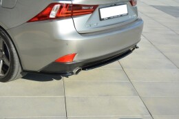 Cup Diffusor Heck Ansatz Lexus IS Mk3 T schwarz Hochglanz