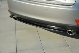 Mittlerer Cup Diffusor Heck Ansatz für Lexus IS Mk3 T  schwarz Hochglanz