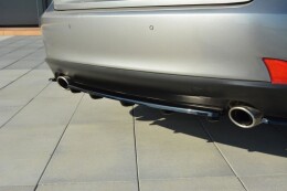 Mittlerer Cup Diffusor Heck Ansatz passend für Lexus IS Mk3 T DTM LOOK schwarz Hochglanz