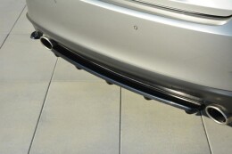 Mittlerer Cup Diffusor Heck Ansatz passend für Lexus IS Mk3 T DTM LOOK schwarz Hochglanz