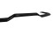Mittlerer Cup Diffusor Heck Ansatz für Lexus NX Mk1 H  schwarz Hochglanz