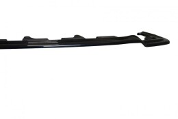 Mittlerer Cup Diffusor Heck Ansatz passend für Lexus RX Mk4 H schwarz Hochglanz