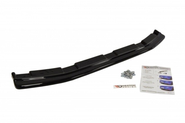 Mittlerer Cup Diffusor Heck Ansatz passend für MAZDA 3 MK2 MPS schwarz Hochglanz
