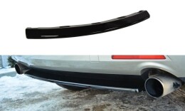 Mittlerer Cup Diffusor Heck Ansatz passend für MAZDA CX-7 schwarz Hochglanz