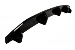 Mittlerer Cup Diffusor Heck Ansatz passend für MERCEDES CLS C218 DTM LOOK AMG LINE schwarz Hochglanz