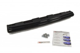 Mittlerer Cup Diffusor Heck Ansatz für Mitsubishi Lancer Evo X im DTM LOOK schwarz Hochglanz