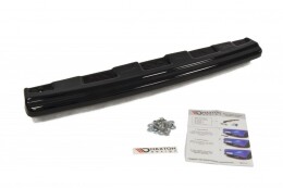 Mittlerer Cup Diffusor Heck Ansatz DTM Look passend für Mitsubishi Lancer Evo X im DTM LOOK schwarz matt