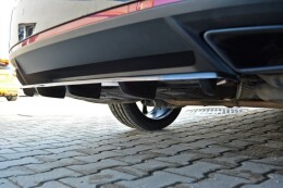 Mittlerer Cup Diffusor Heck Ansatz DTM LOOK passend für Skoda Octavia III RS schwarz Hochglanz