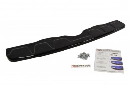 Mittlerer Cup Diffusor Heck Ansatz V.1 passend für SUBARU WRX STI schwarz Hochglanz