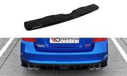 Mittlerer Cup Diffusor Heck Ansatz DTM Look passend für SUBARU WRX STI schwarz matt