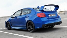 Street+ Mittlerer Diffusor Heck Ansatz RACE passend für Subaru WRX STI schwarz matt