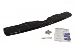 Street+ Mittlerer Diffusor Heck Ansatz RACE passend für Subaru WRX STI schwarz matt
