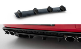 Heckansatz VW Golf R Hatchback Mk7 Facelift schwarz Hochglanz