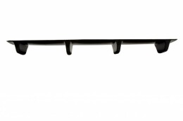 Mittlerer Cup Diffusor Heck Ansatz DTM Look für VW GOLF 7 R Facelift schwarz matt