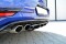 Mittlerer Cup Diffusor Heck Ansatz DTM Look für VW GOLF 7 R Facelift schwarz matt