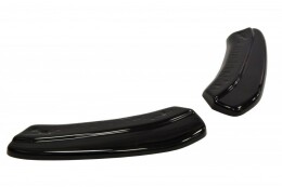 Heck Ansatz Flaps Diffusor passend für ALFA ROMEO 147 GTA schwarz Hochglanz