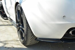Heck Ansatz Flaps Diffusor passend für Alfa Romeo Brera schwarz Hochglanz