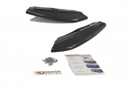 Heck Ansatz Flaps Diffusor passend für Alfa Romeo Brera schwarz Hochglanz