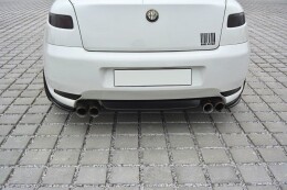 Heck Ansatz Flaps Diffusor für Alfa Romeo GT schwarz Hochglanz
