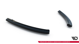 Heck Ansatz Flaps Diffusor passend für Alfa Romeo GT schwarz Hochglanz