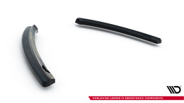 Heck Ansatz Flaps Diffusor passend für Alfa Romeo GT schwarz Hochglanz