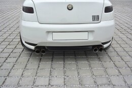 Heck Ansatz Flaps Diffusor passend für Alfa Romeo GT schwarz matt