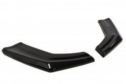 Heck Ansatz Flaps Diffusor passend für ASTON MARTIN V8 VANTAGE schwarz Hochglanz