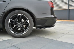 Heck Ansatz Flaps Diffusor passend für Audi A6 Avant...