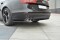 Heck Ansatz Flaps Diffusor passend für Audi A6 C7 schwarz matt