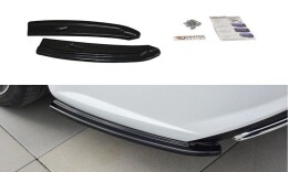 Heck Ansatz Flaps Diffusor für Audi A6 C7 Avant S-line/ S6 C7 Facelift schwarz Hochglanz