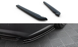 Heck Ansatz Flaps Diffusor V.1 für Audi A6 / A6 C7 S-line/ S6 C7 FL schwarz Hochglanz