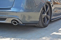 Heck Ansatz Flaps Diffusor passend für AUDI A6 C7...