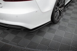 Heck Ansatz Flaps Diffusor V.3 für Mercedes V-Klasse AMG-Line W447 FL schwarz Hochglanz