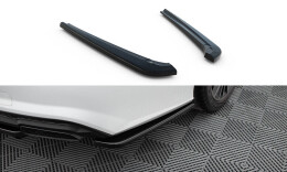 Heck Ansatz Flaps Diffusor V.3 passend für Mercedes-Benz V-Klasse AMG-Line W447 Facelift schwarz Hochglanz